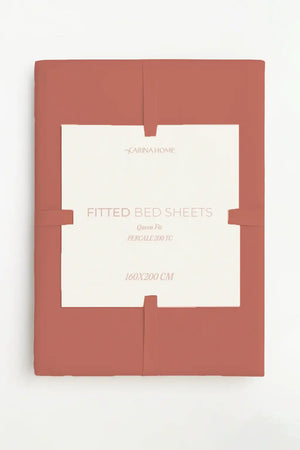Percale Fitted Queen Bedsheet (TC200)