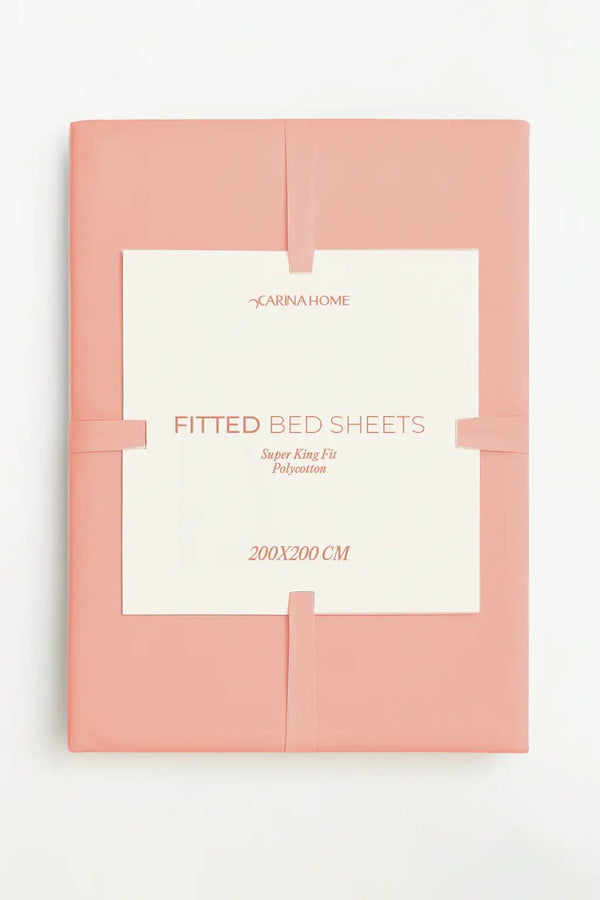 Percale Fitted Super King Bedsheet (TC200)