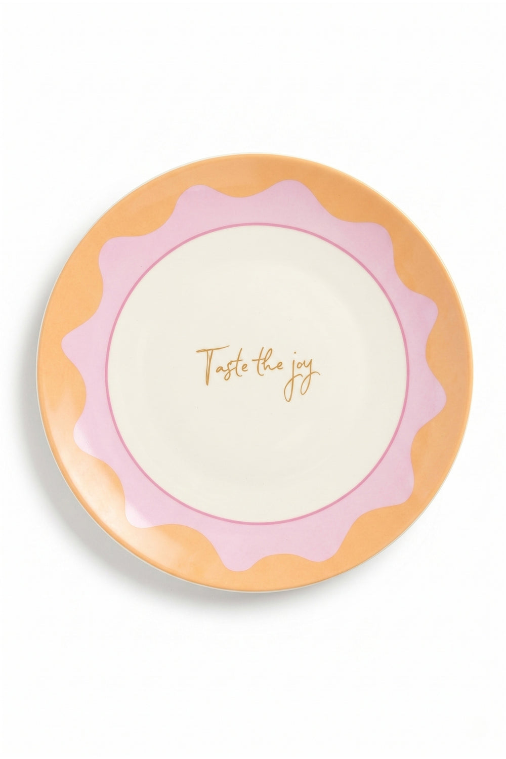 "Taste the Joy" Plate (27cm)
