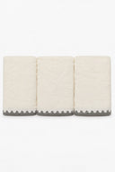 Scalloped Towels (Pack of 3)