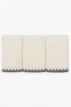 Scalloped Towels (Pack of 3)