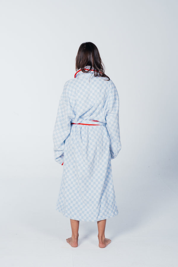 Checkered Bath Robe