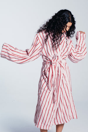 Striped Bath Robe