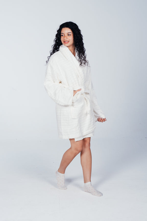 Self-Pattern Bath Robe