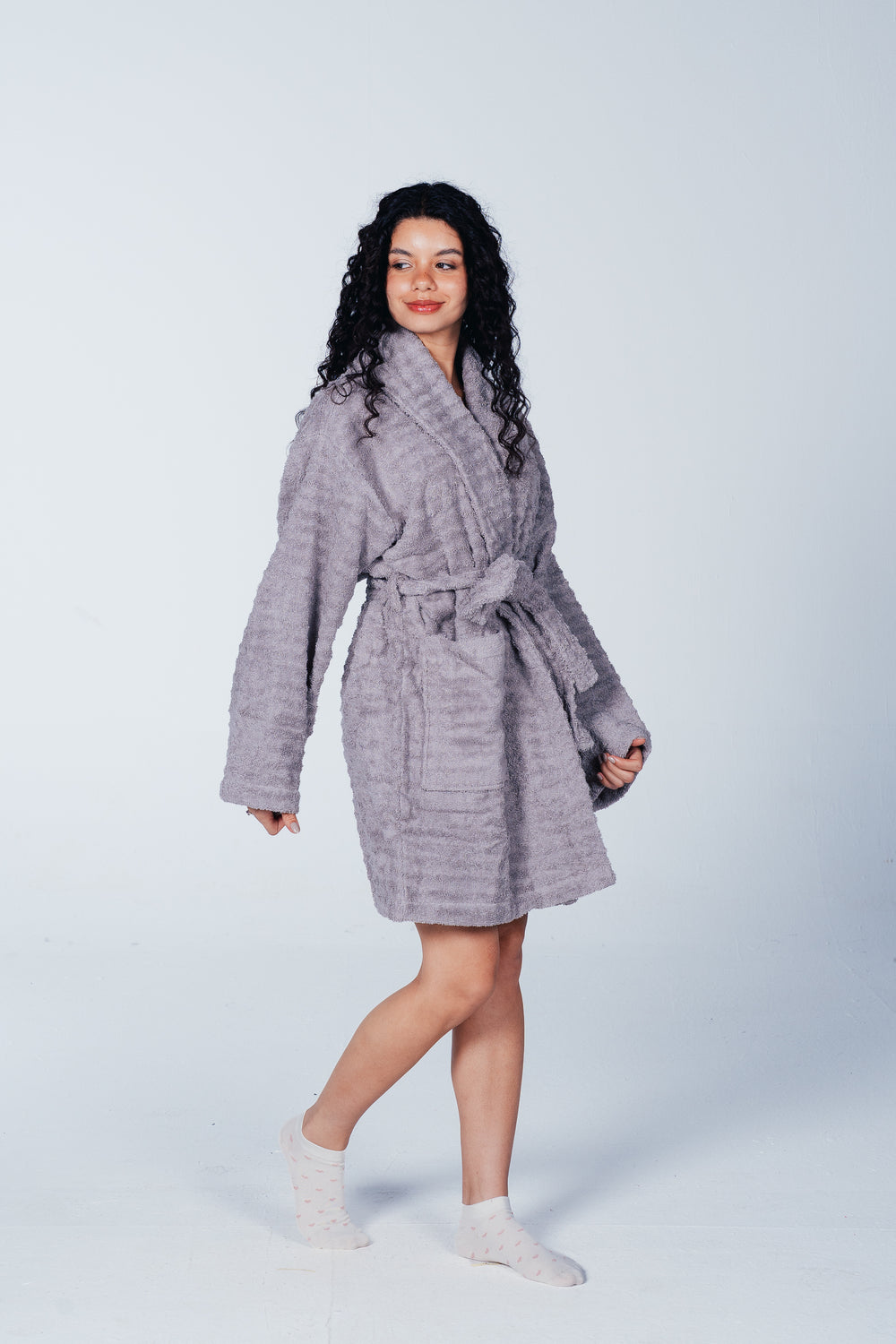 Self-Pattern Bath Robe