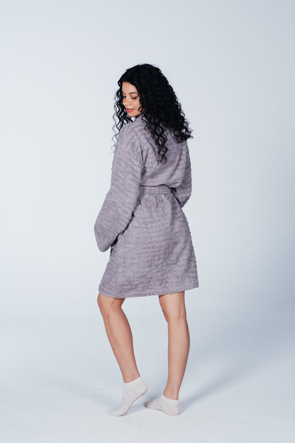 Self-Pattern Bath Robe