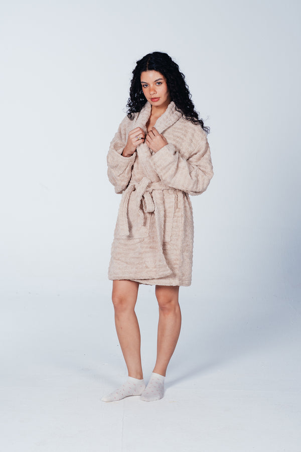 Self-Pattern Bath Robe