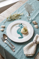 Melamine Seahorse  Plate (23cm)