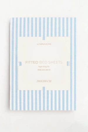 Percale Fitted Super King Bedsheet (TC300)