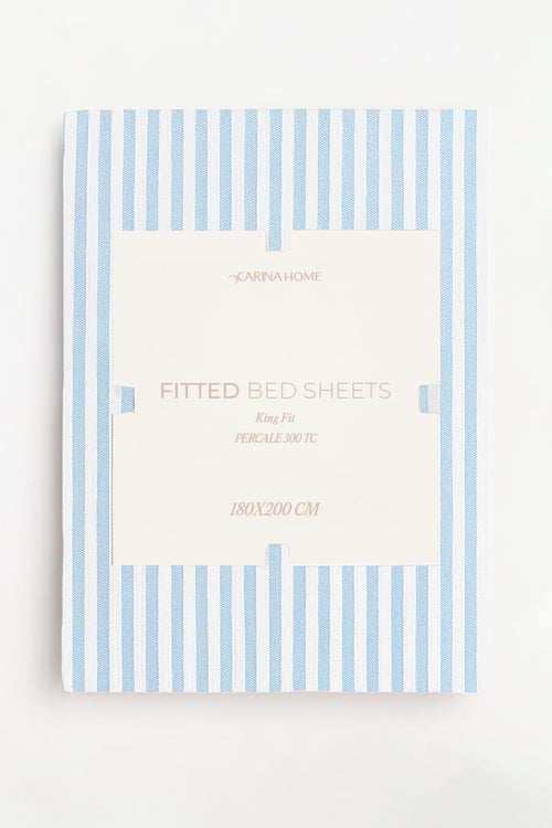 Percale Fitted King Bedsheet (TC300)