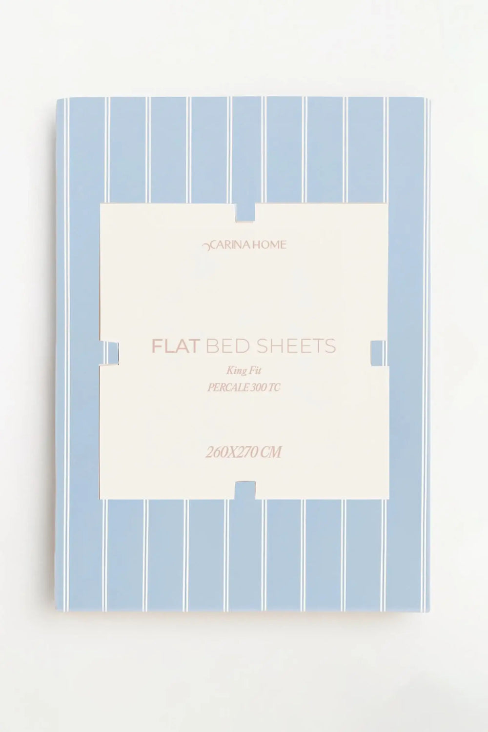 Percale Flat King Bedsheet (TC300)