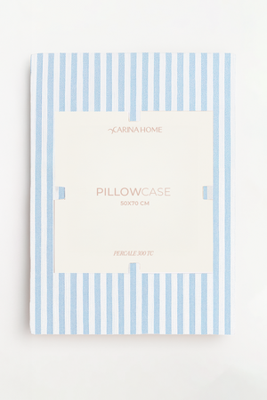 Percale Striped Pillowcases (TC300)