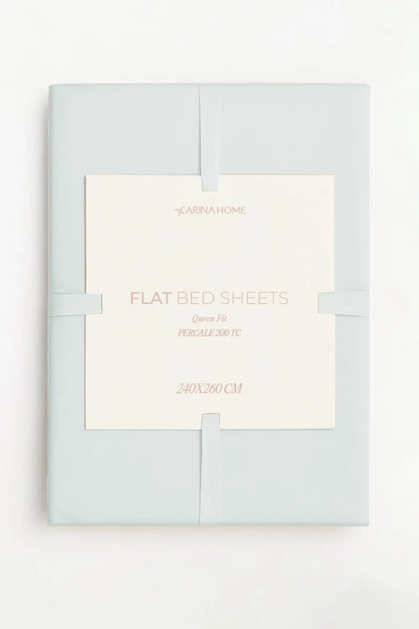 Percale Flat Queen Bedsheet (TC200)