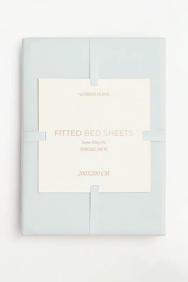 Percale Fitted Super King Bedsheet (TC200)