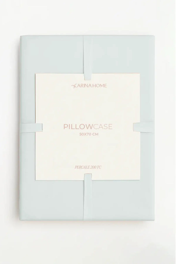 Percale Pillowcase with Pipping (TC200) - Carina Home