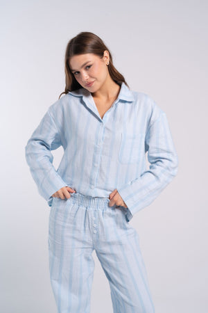 Striped Relaxed Pyjama Pants