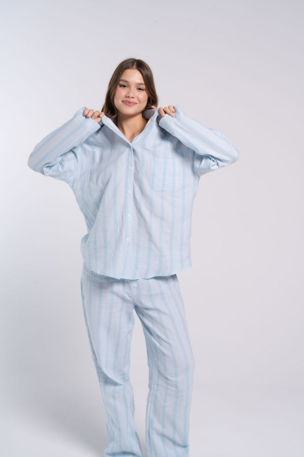Striped Relaxed Pyjama Pants