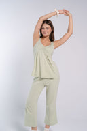 Sweetheart Neck Pyjama Set