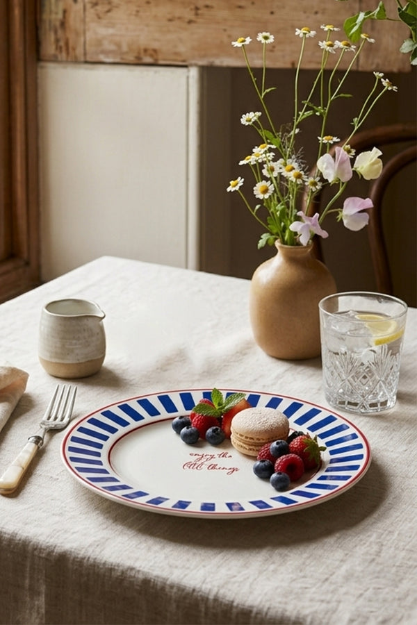 "Enjoy The Little Things" Plate (27cm)