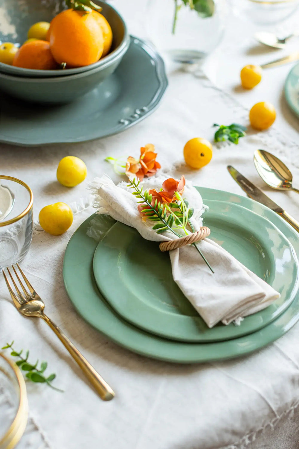 Fork Set - 6 Pcs - Gold