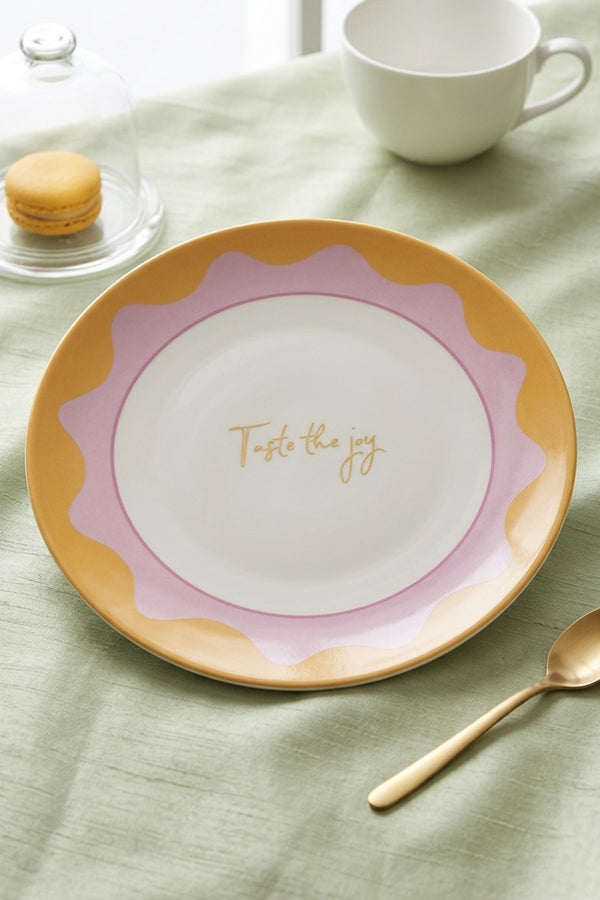 "Taste the Joy" Plate (27cm)