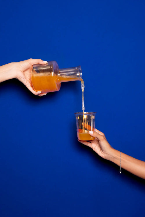 Glass Jug with Matching Cup - Carina Home