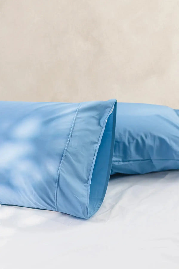 Percale Pillowcase with Pipping (TC200) - Carina Home