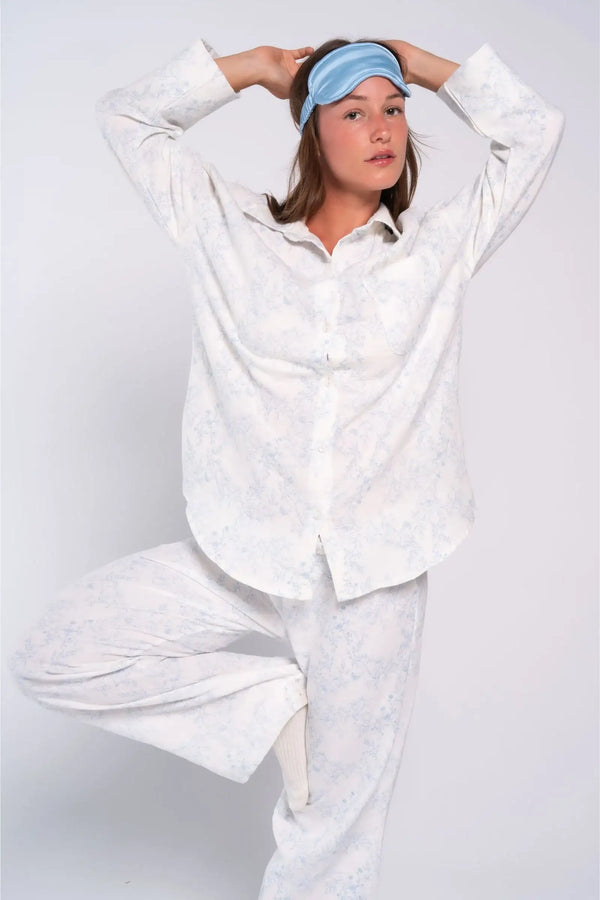 Floral Print Pyjama Set - Carina Home