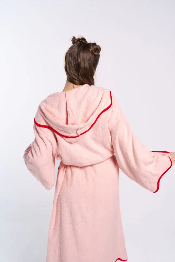 Contrast Piping Relaxed Robe