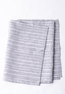 Grey Striped Table Runner