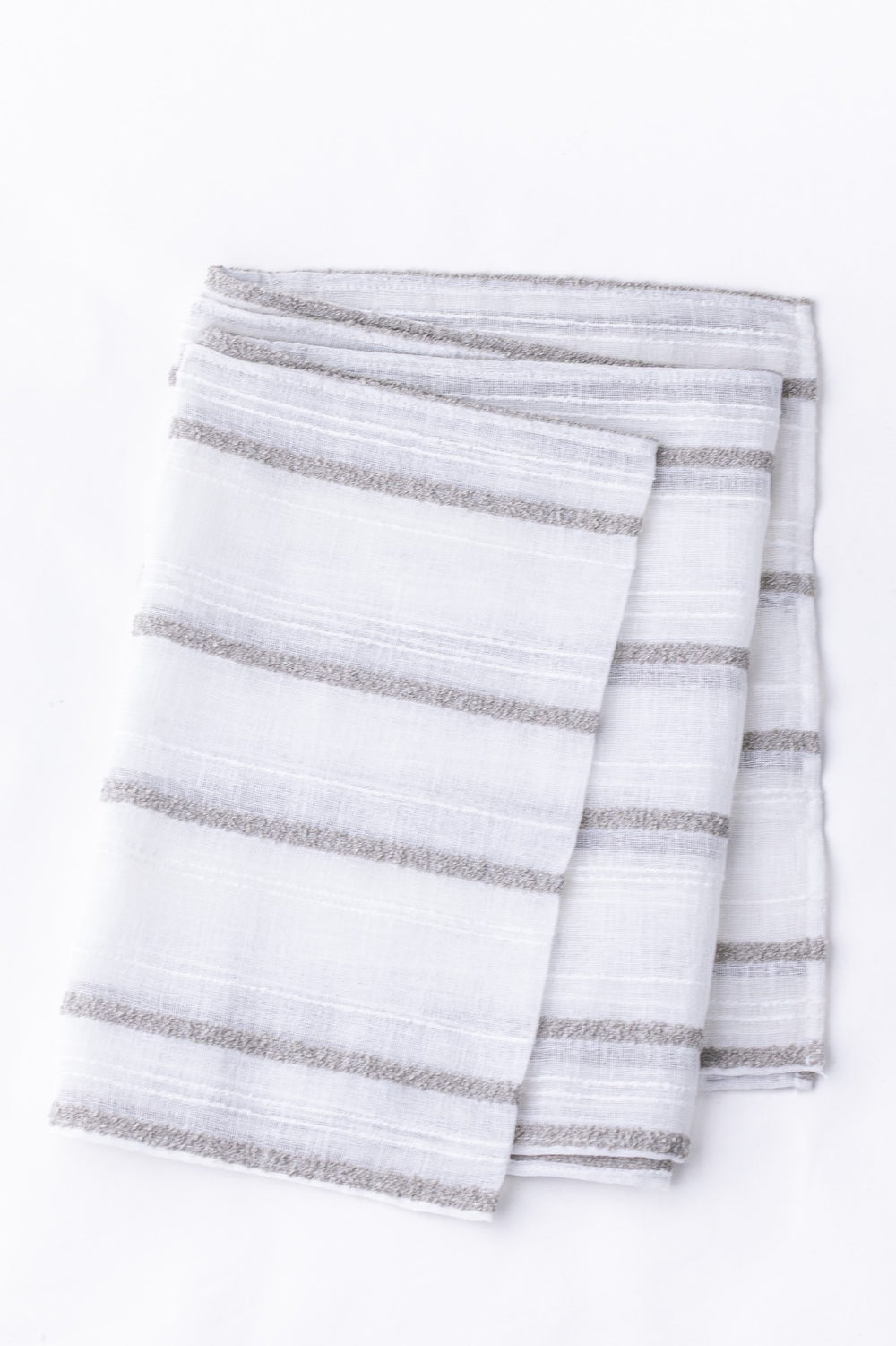 Tufted Grey Table Runner