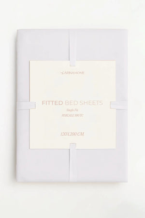 Percale Fitted Single Bedsheet (TC300)