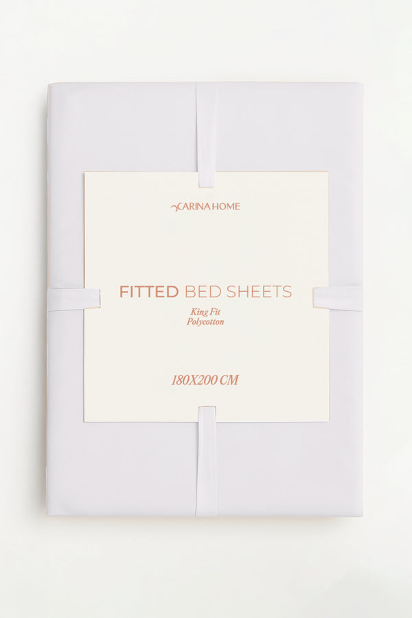 Polycotton Fitted King Bedsheet