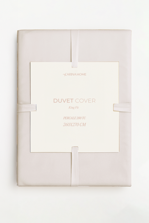 Percale King Fit Duvet Cover (TC200)