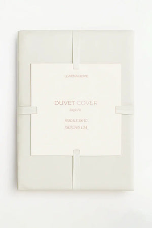 Percale Single Duvet Cover (TC300)