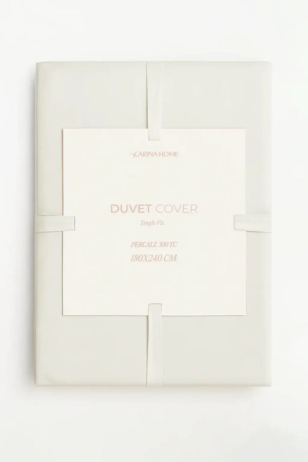 Percale Single Duvet Cover (TC300)
