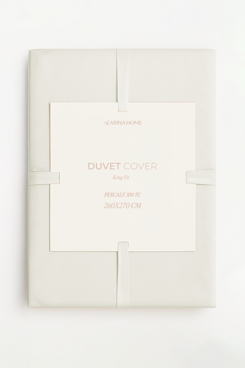 Percale King Duvet Cover (TC300)